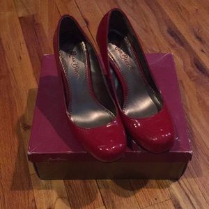Bright Red Pumps